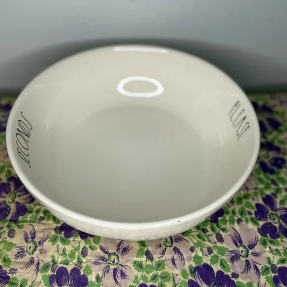 Rae Dunn Pasta Bowl Seconds Please - Picture 1 of 8